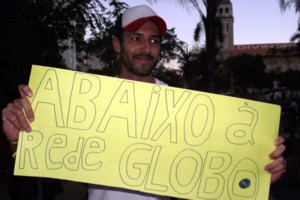 tv globo - manifestao
